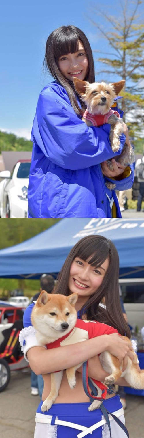田中优美(田中優美) 治愈系赛车女郎
