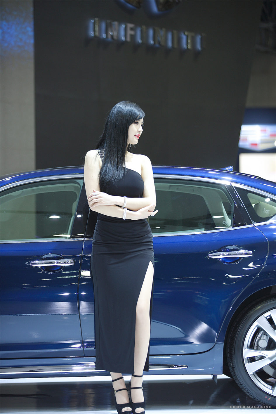 2015韩国国际车展气质美女崔星河