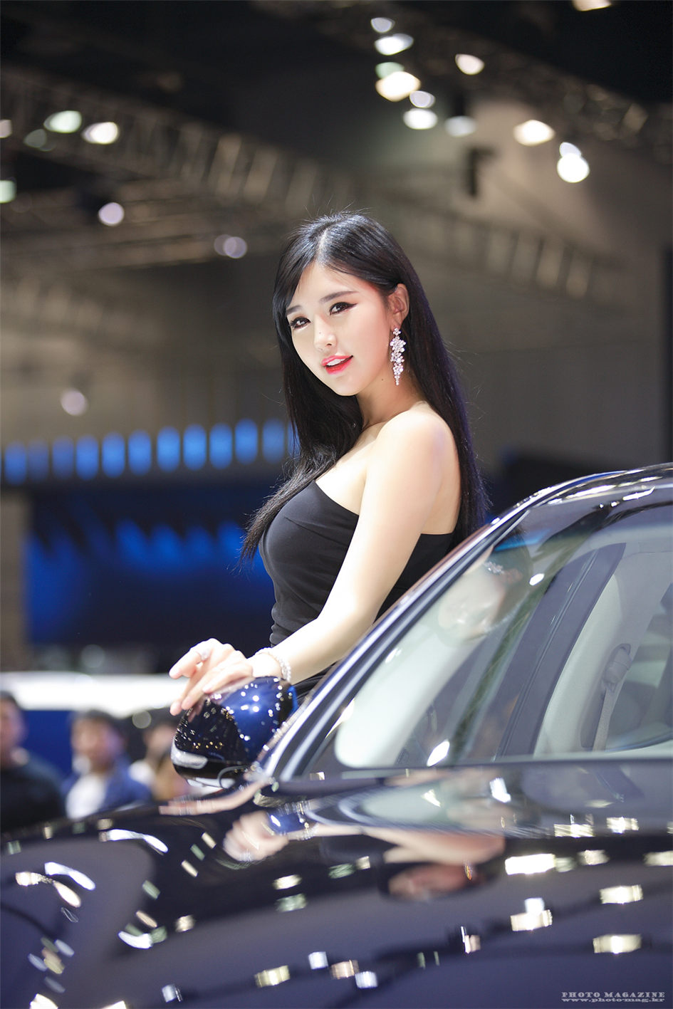 2015韩国国际车展气质美女崔星河