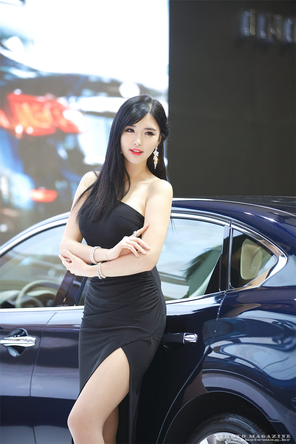2015韩国国际车展气质美女崔星河