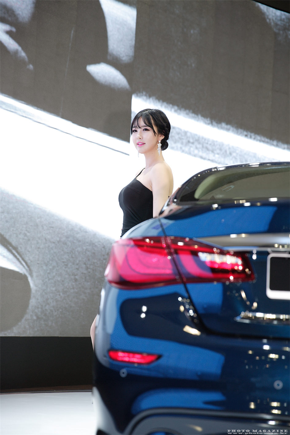 2015韩国国际车展气质美女崔星河