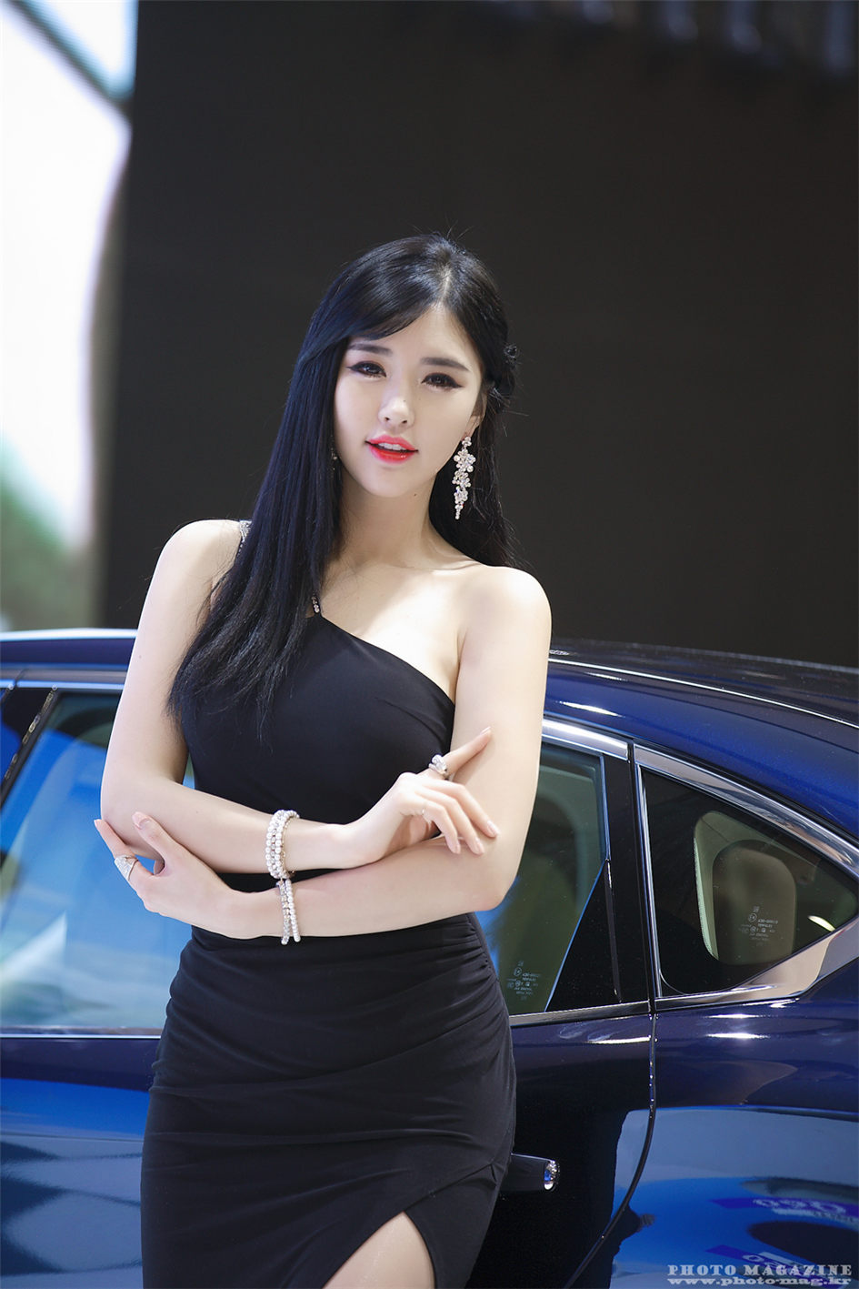 2015韩国国际车展气质美女崔星河