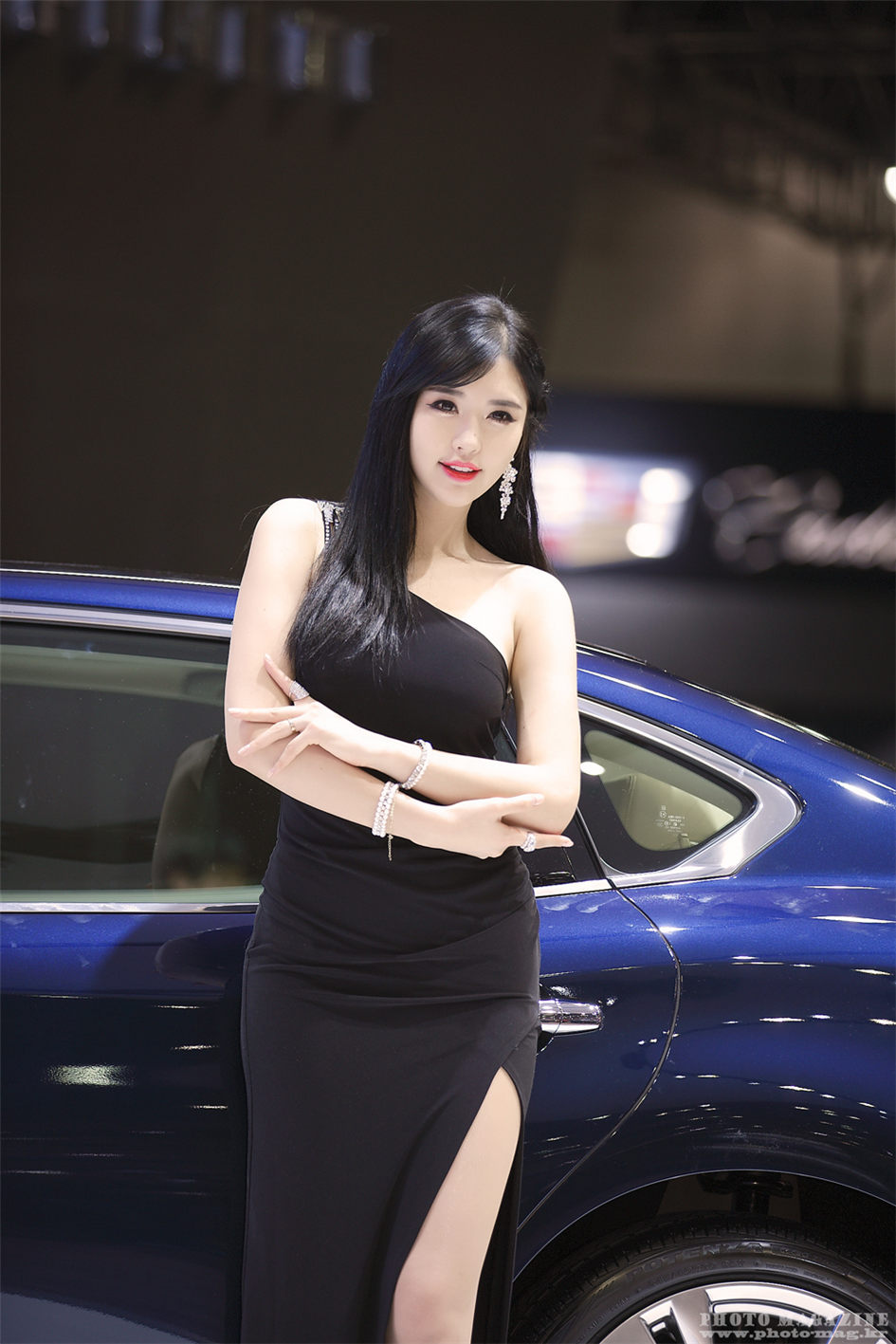 2015韩国国际车展气质美女崔星河