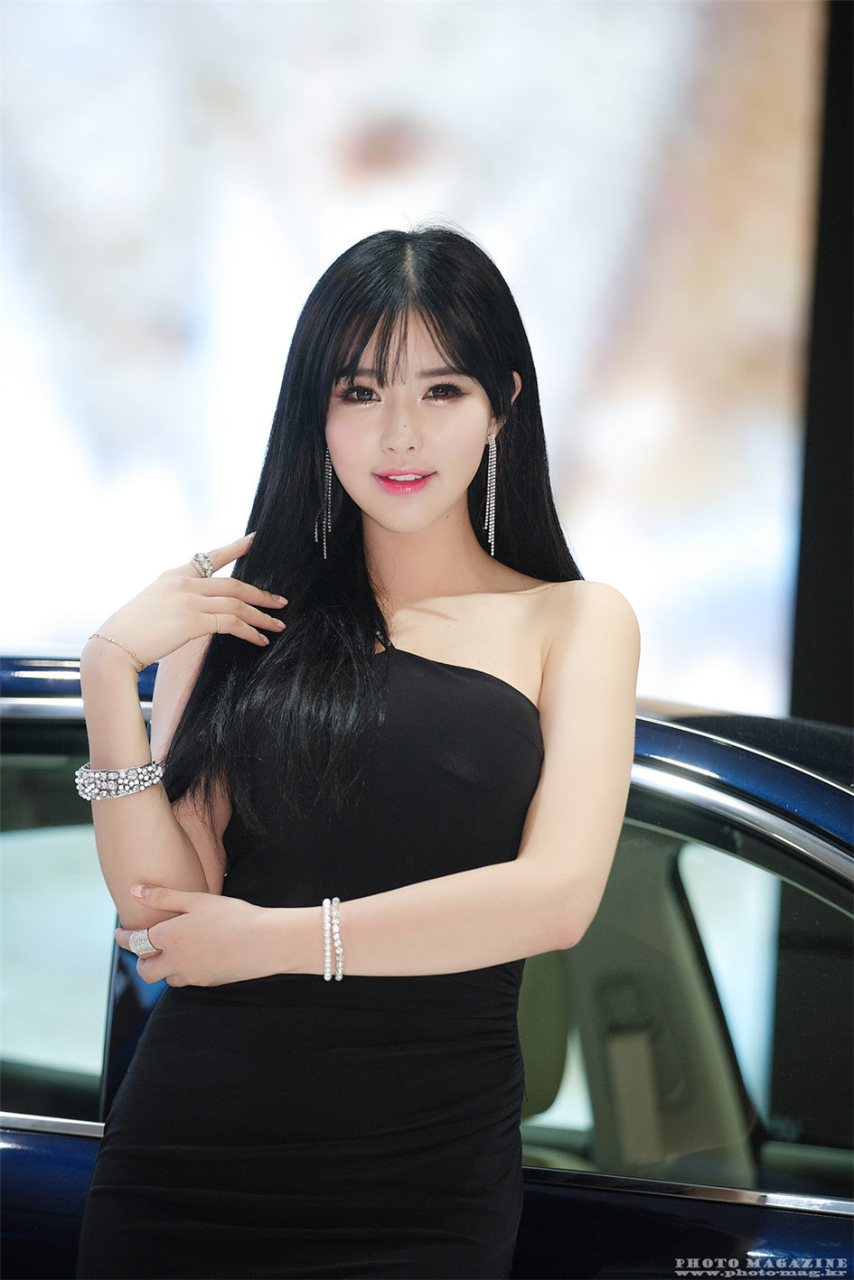 2015韩国国际车展气质美女崔星河