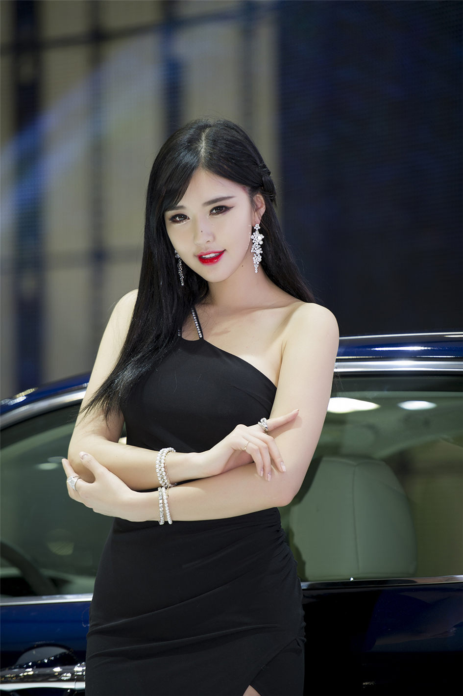 2015韩国国际车展气质美女崔星河