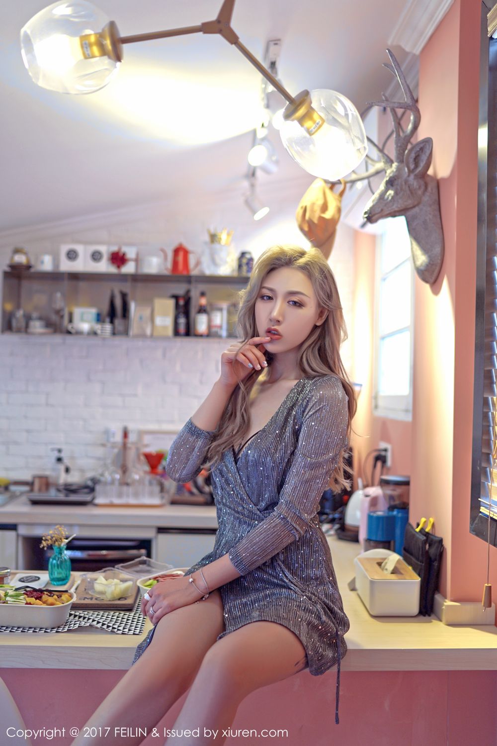 灵动迷人晗大大Via 身材健美细腿修长