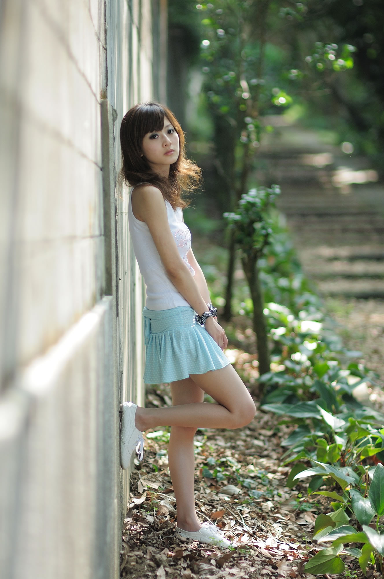 张凯洁 台湾清纯美女果子MM@陽明山美軍宿舍 (一)