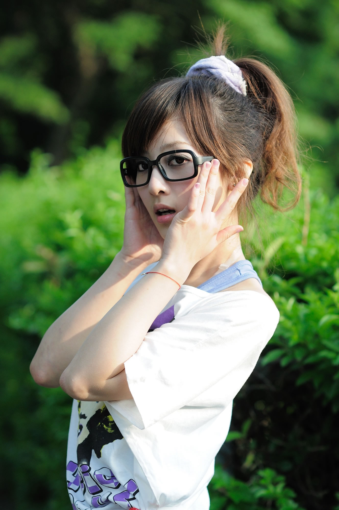 张凯洁 台湾清纯美女果子MM@陽明山美軍宿舍 (一)