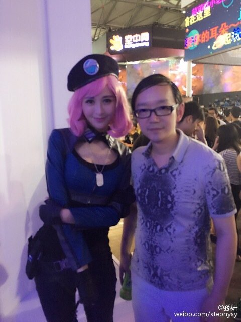 孙妍Stephy ChinaJoy 2015 ShowGirl