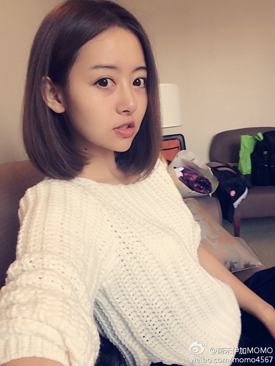 萧禾伊加MoMo 她似蜜,甜到心里的车模