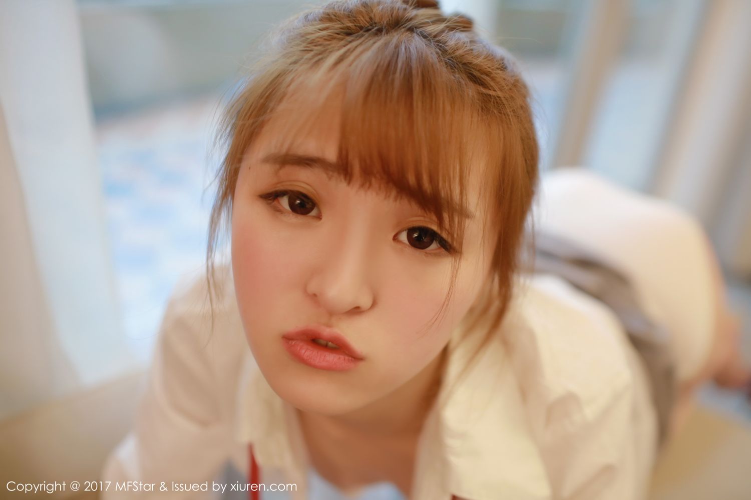 萝莉美女伊小七 学生装短裙系列