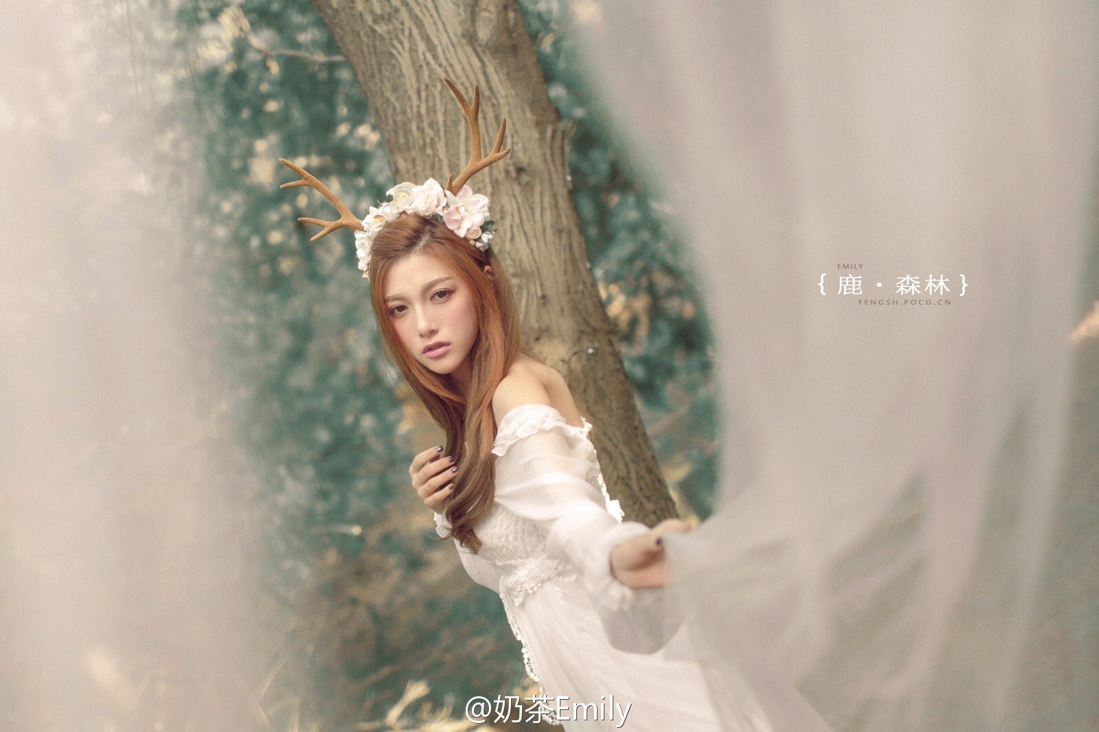 奶茶Emily 清新养眼外拍特辑