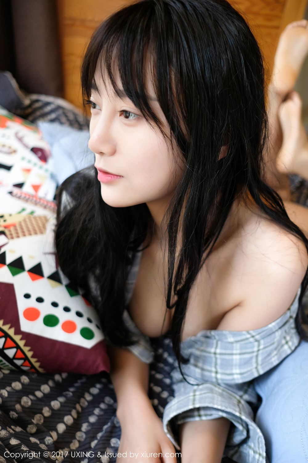 重庆妹子李猩一 长裙彰显火辣身材