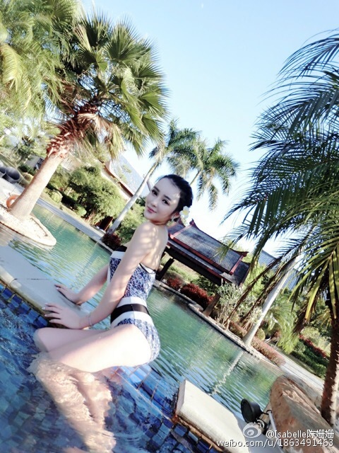 Isabella陈姗姗 比基尼火辣诱惑写真图