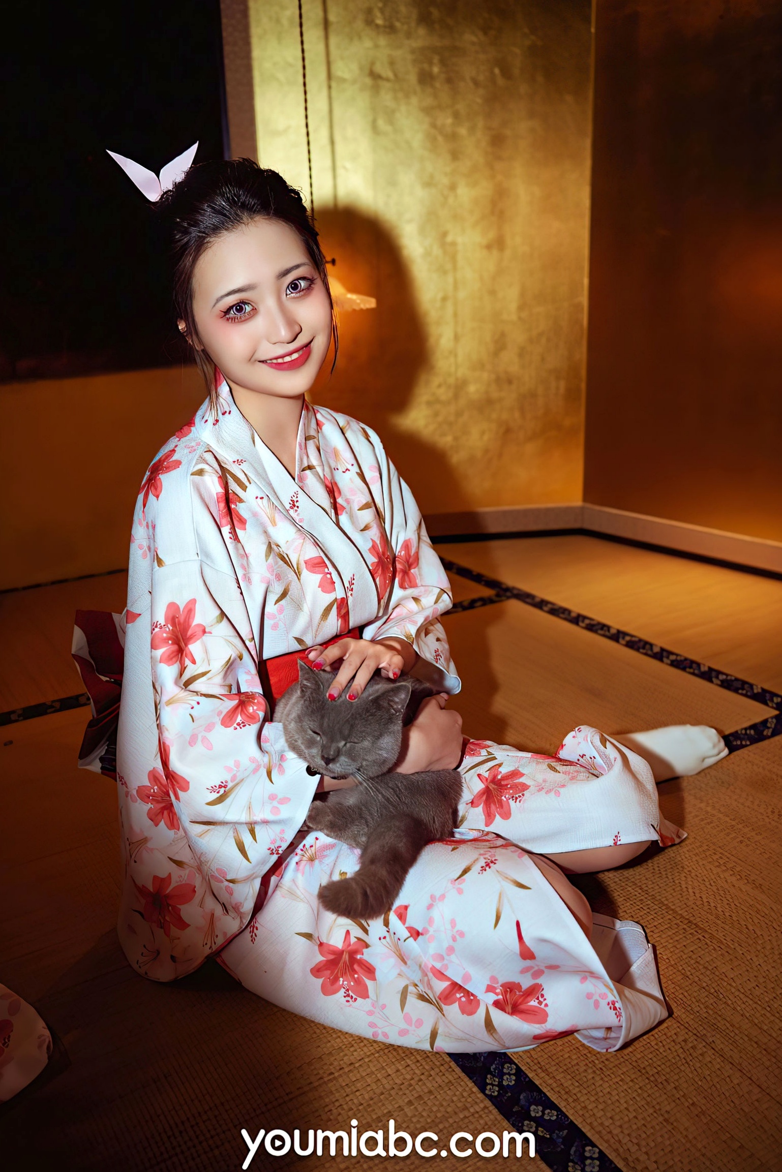 Gallery - YouMi尤蜜-萌萌《花魁道中》和服视觉盛宴,日系古典风格私房照,优雅与性感的碰撞和服角色扮演尤蜜荟 - Chiness Model 清纯私房照 陈雨萌女神私房照_秀色女神