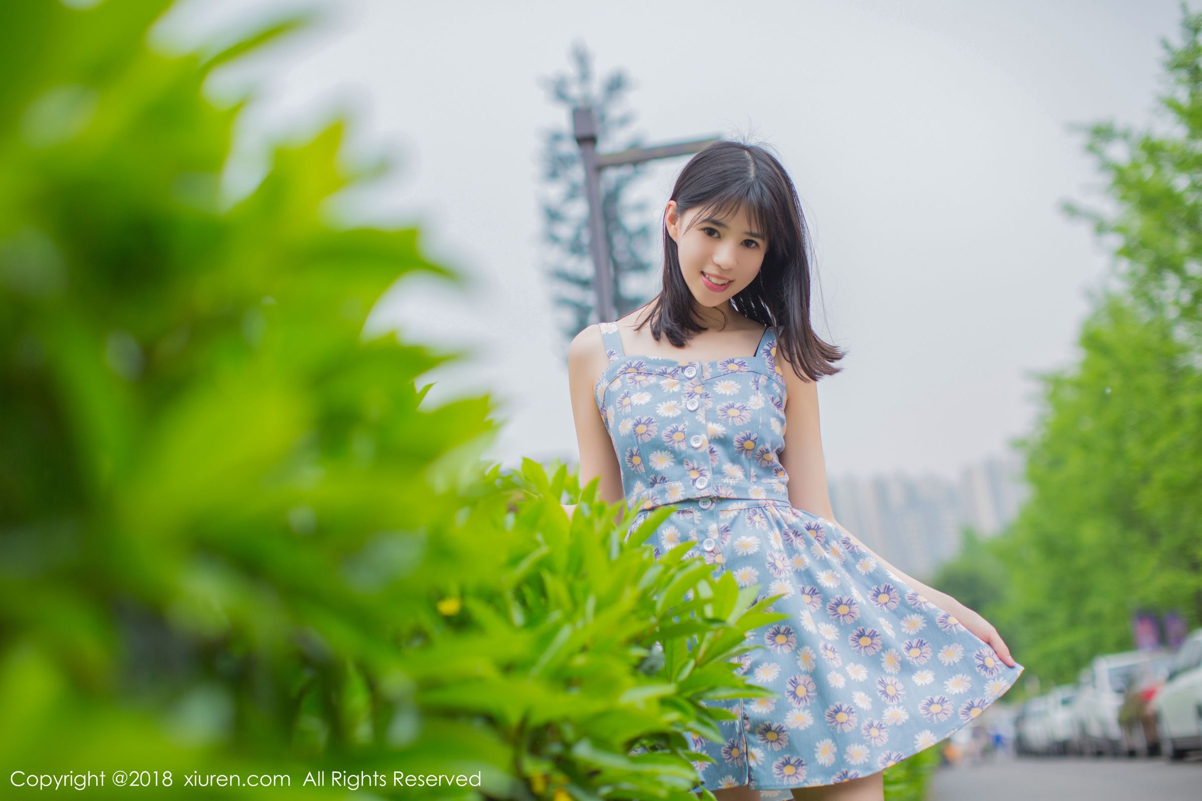 最佳女友艾栗栗 学生制服清新外拍