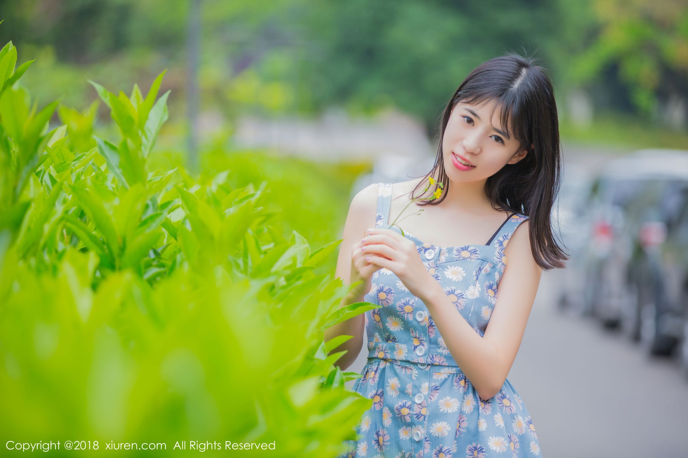 最佳女友艾栗栗 学生制服清新外拍