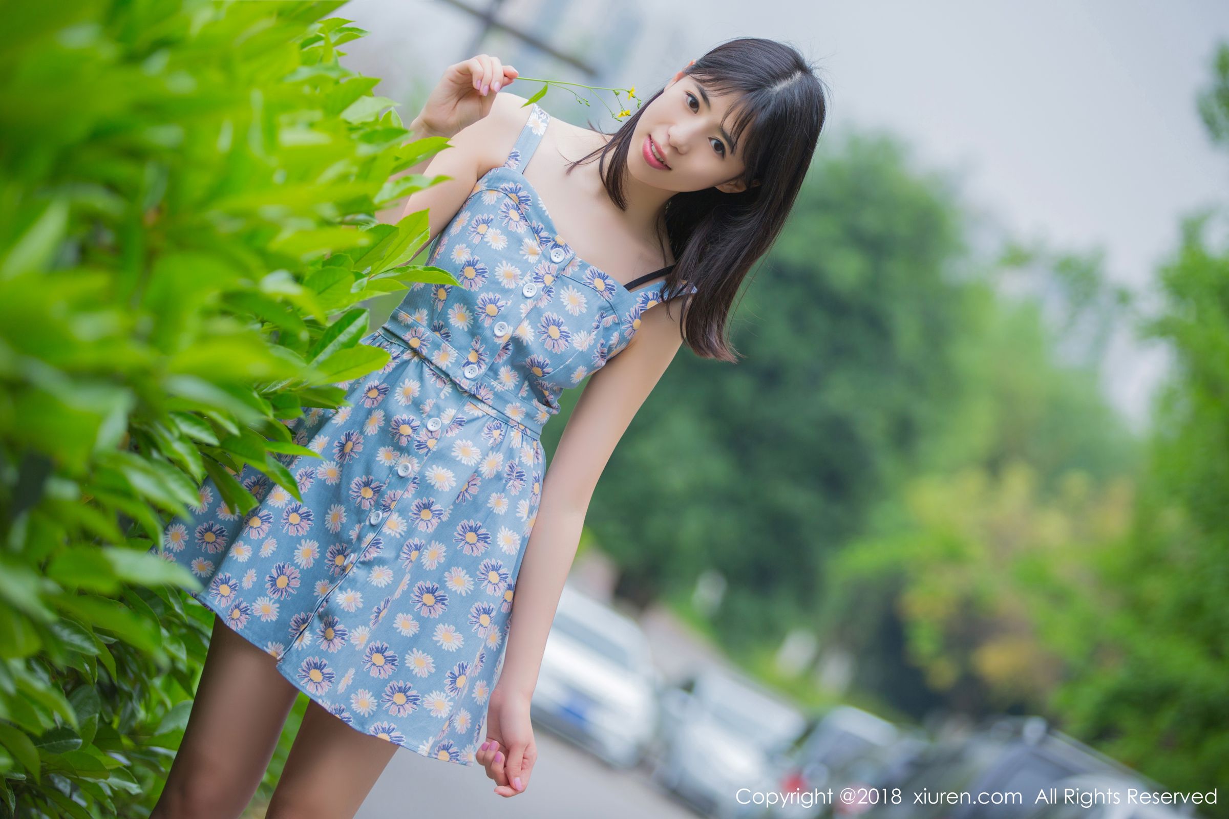 最佳女友艾栗栗 学生制服清新外拍