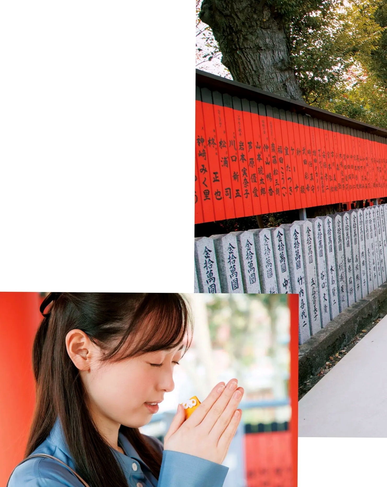福原遥《gift》写真:日系清新治愈系户外草地泳池美照