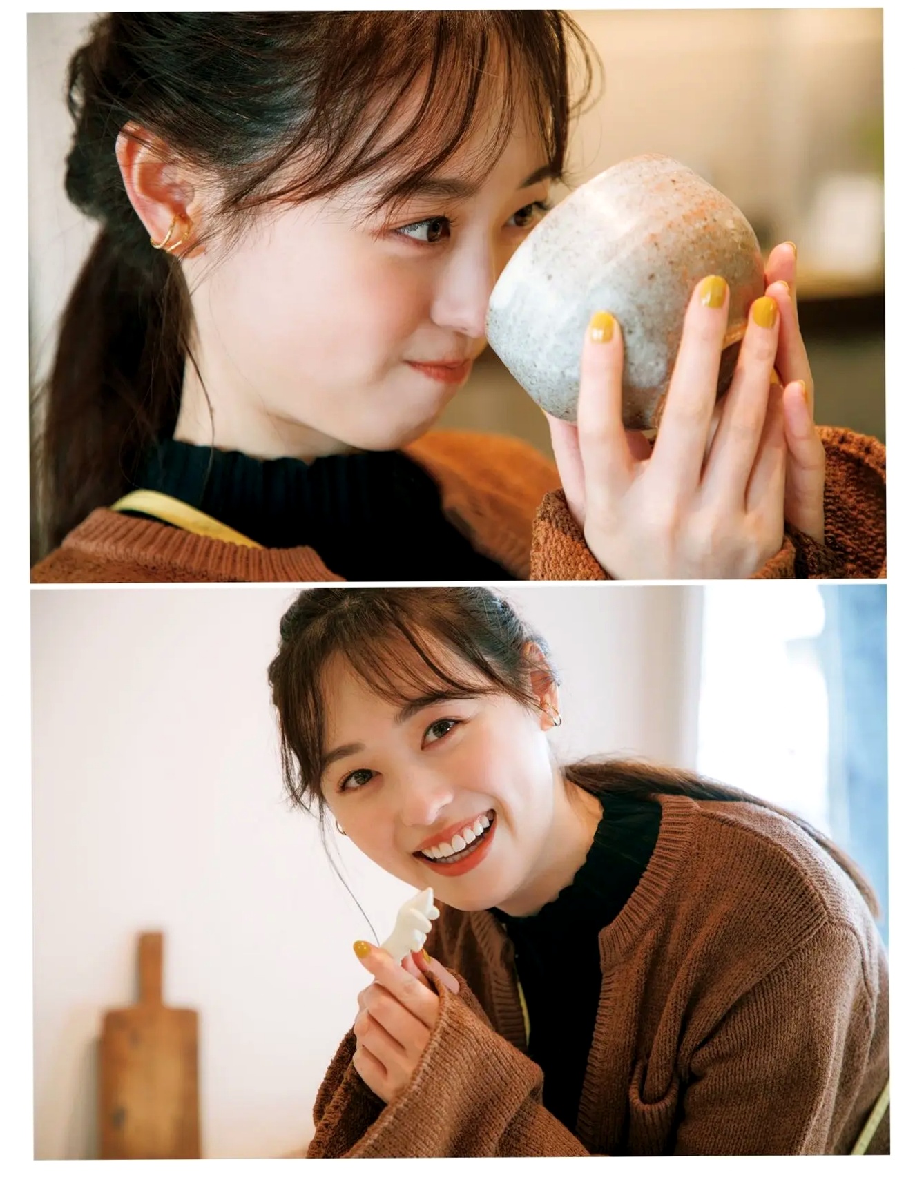 福原遥《gift》写真:日系清新治愈系户外草地泳池美照