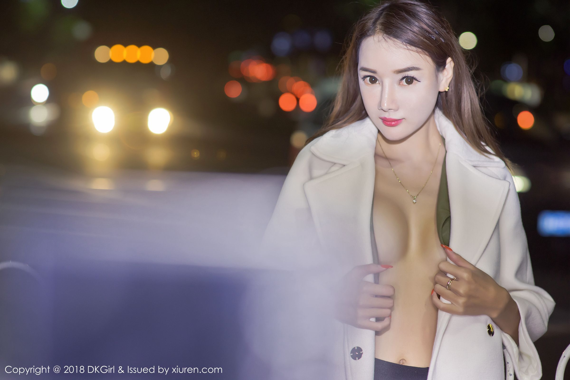 模特婕西儿jessie 丽人羊城夜景露出