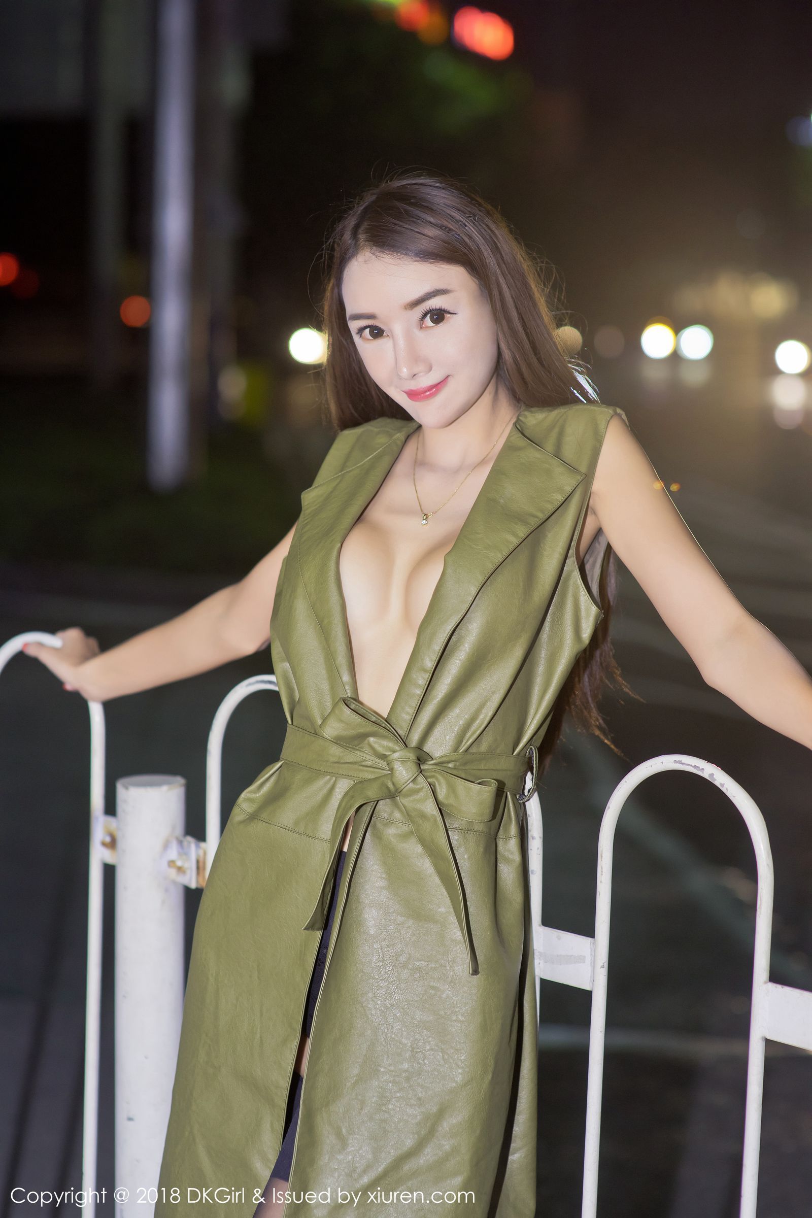 模特婕西儿jessie 丽人羊城夜景露出