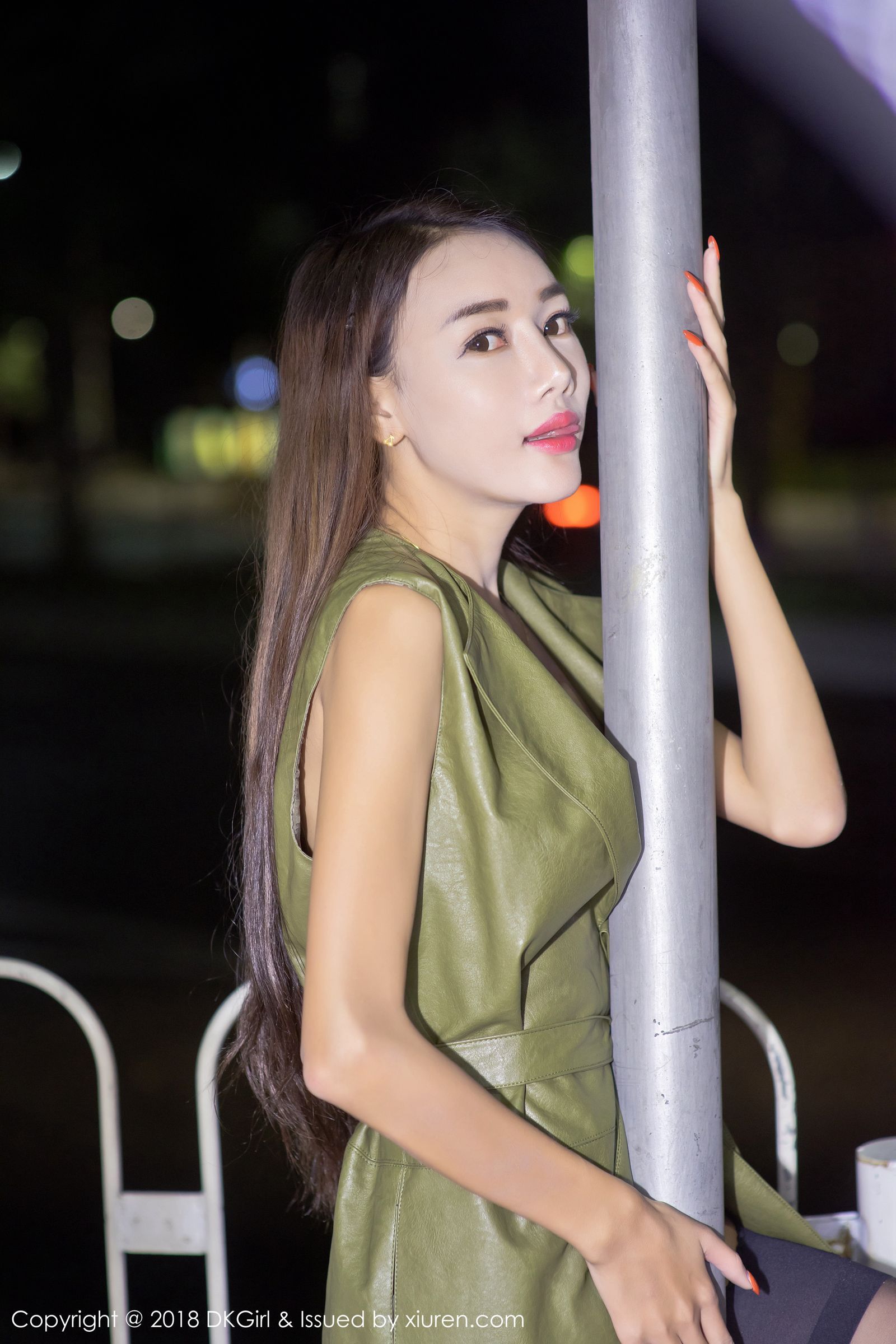 模特婕西儿jessie 丽人羊城夜景露出