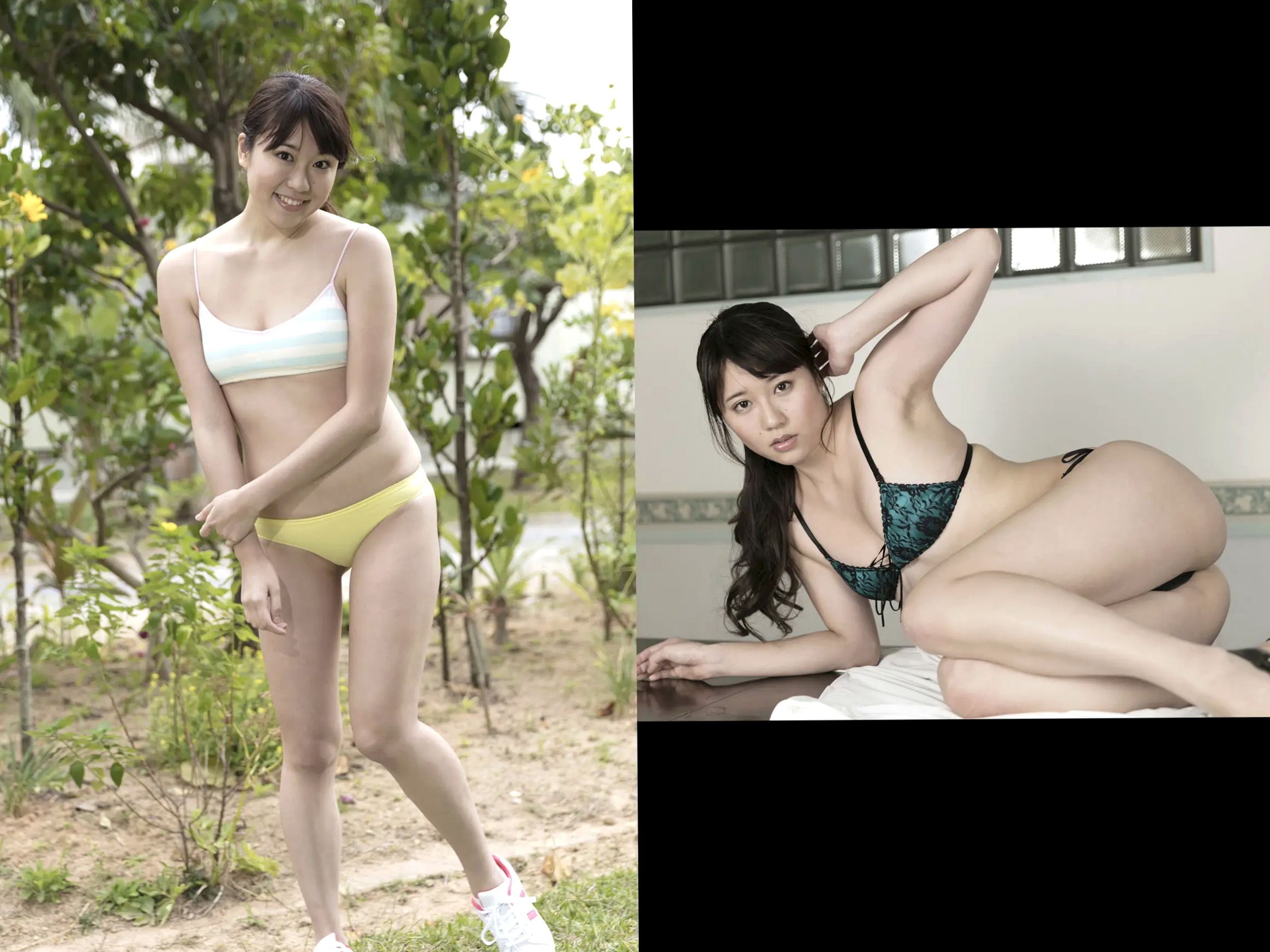 大滝りか - 美尻与美脚性感写真 日本美臀女神 OL制服与比基尼诱惑