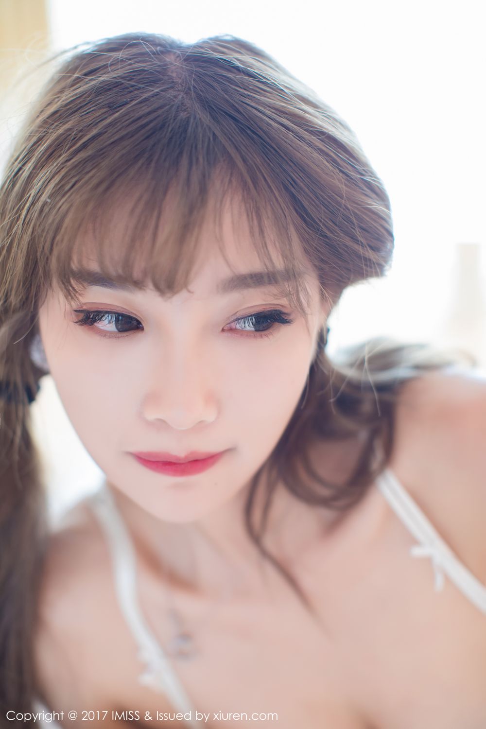 塞班岛女神杨晨晨 蕾丝网袜性感比基尼