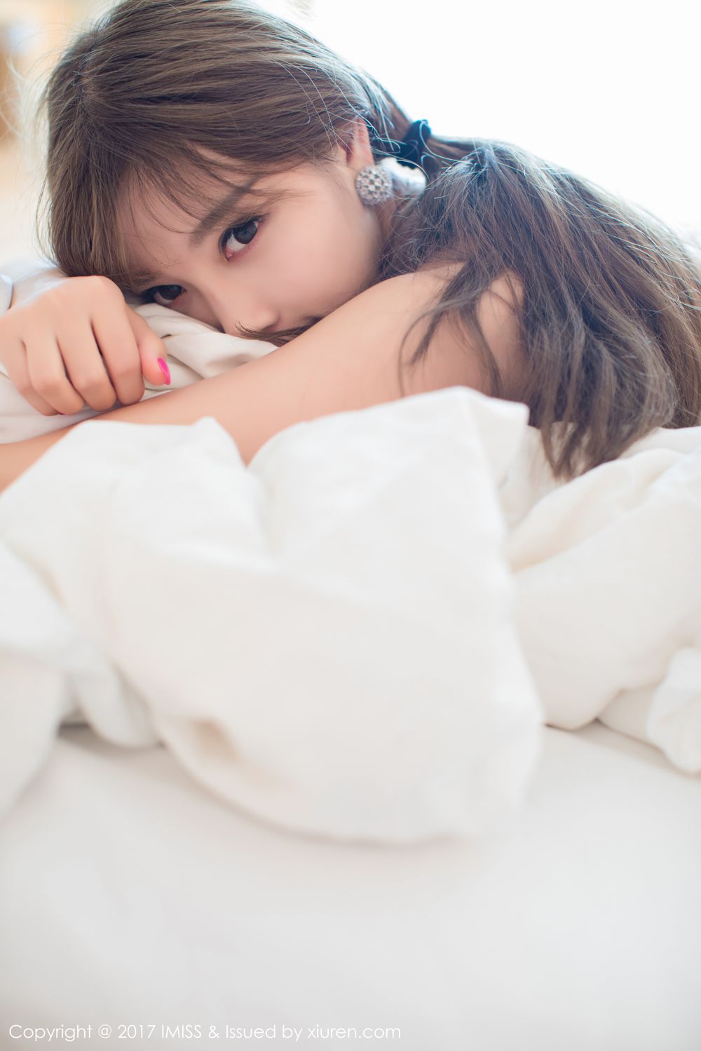 塞班岛女神杨晨晨 蕾丝网袜性感比基尼