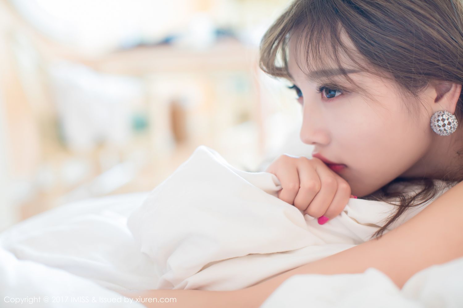 塞班岛女神杨晨晨 蕾丝网袜性感比基尼