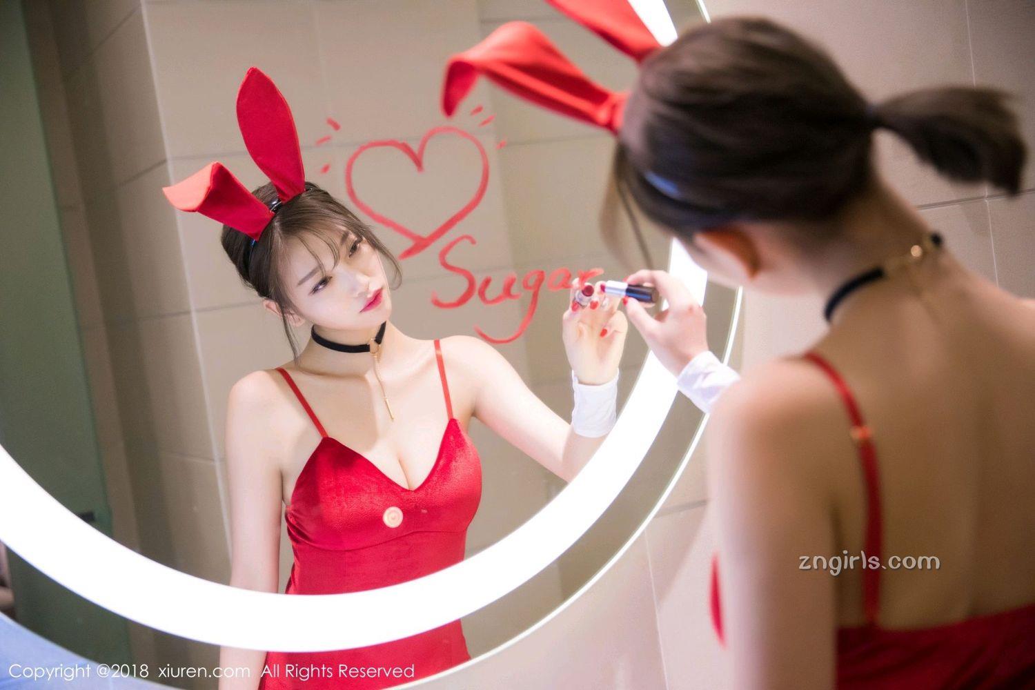 甜美女神杨晨晨 兔女郎湿身诱惑