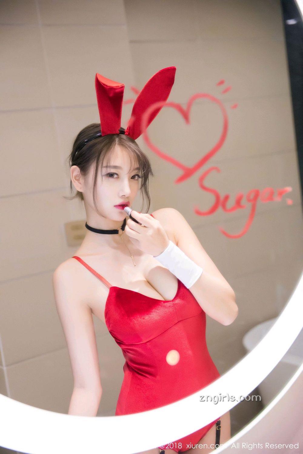 甜美女神杨晨晨 兔女郎湿身诱惑