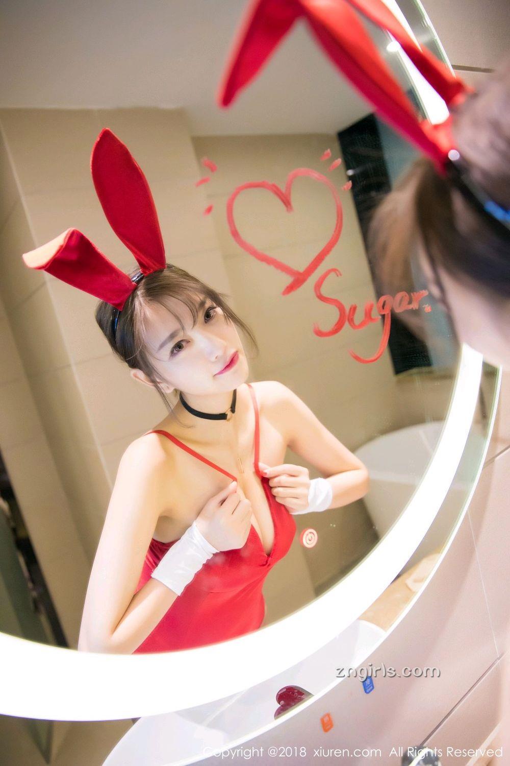 甜美女神杨晨晨 兔女郎湿身诱惑