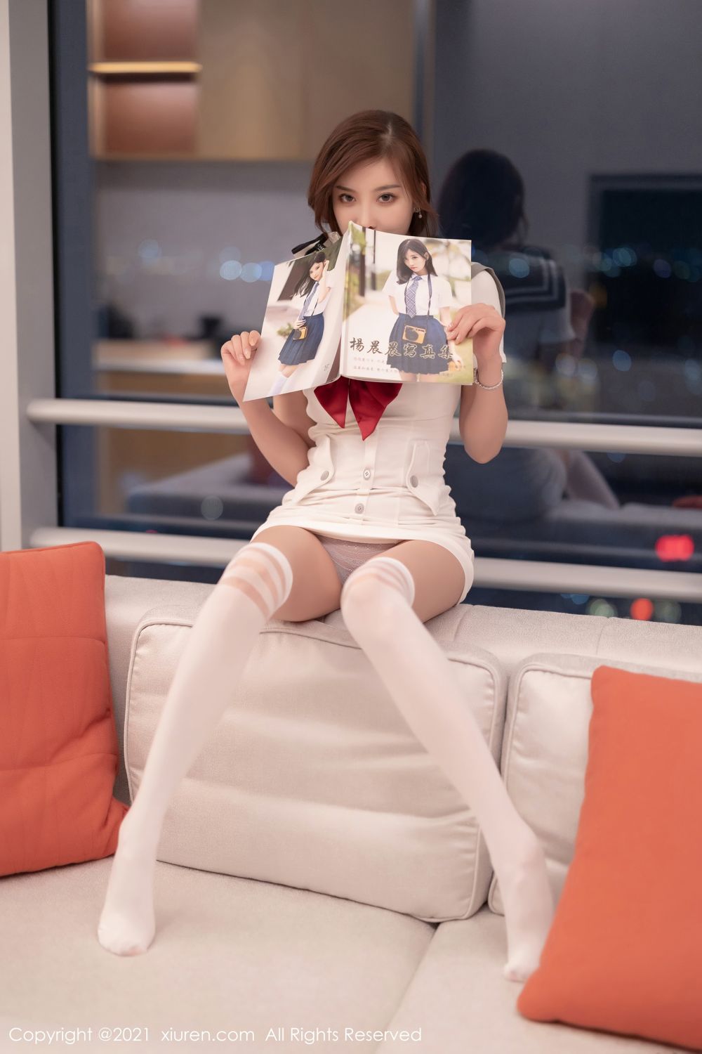 你的女神杨晨晨Yome 水手制服清纯可人