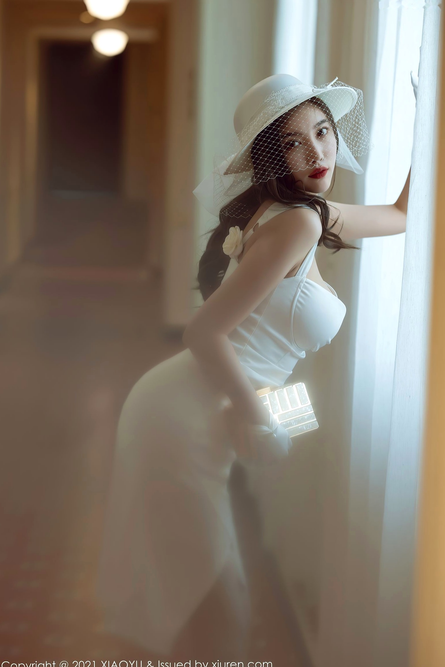 Gallery - XiaoYu语画界 - Painting World 杨晨晨:纯白礼服蕾丝吊带袜写真,优雅纯欲白月光女神,惊艳私房大尺度呈现语画界 - Painting World 性感诱惑私房照大尺度 杨晨晨Yome女神私房照_秀色女神