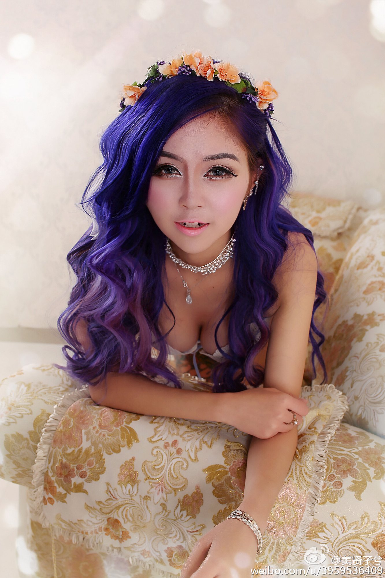 美贤孑兮(唐美贤) 中越混血美人诱惑写真图