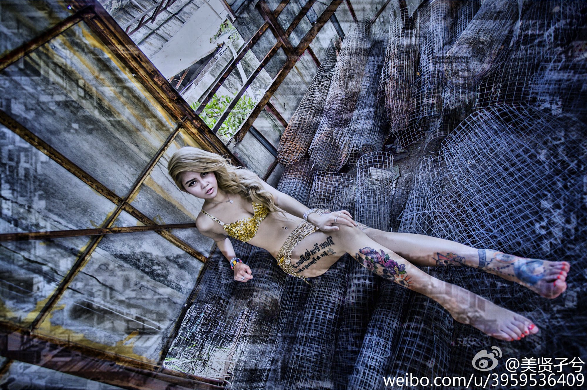 美贤孑兮(唐美贤) 中越混血美人诱惑写真图