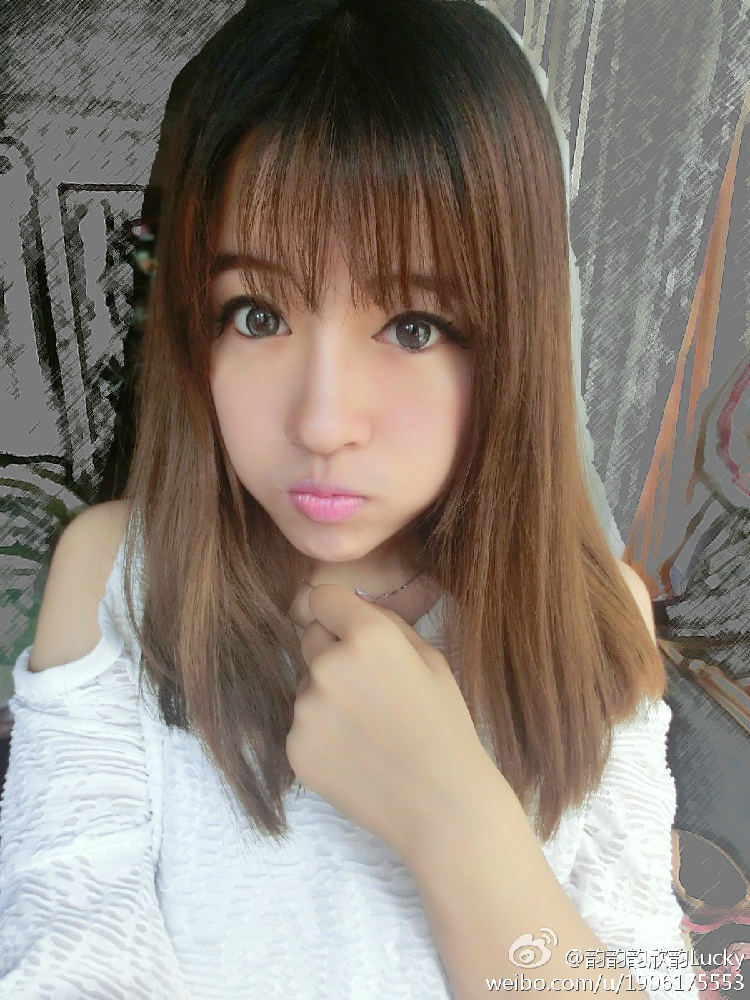 郑欣韵Lucky 小甜美女微博私房照诱惑写真图