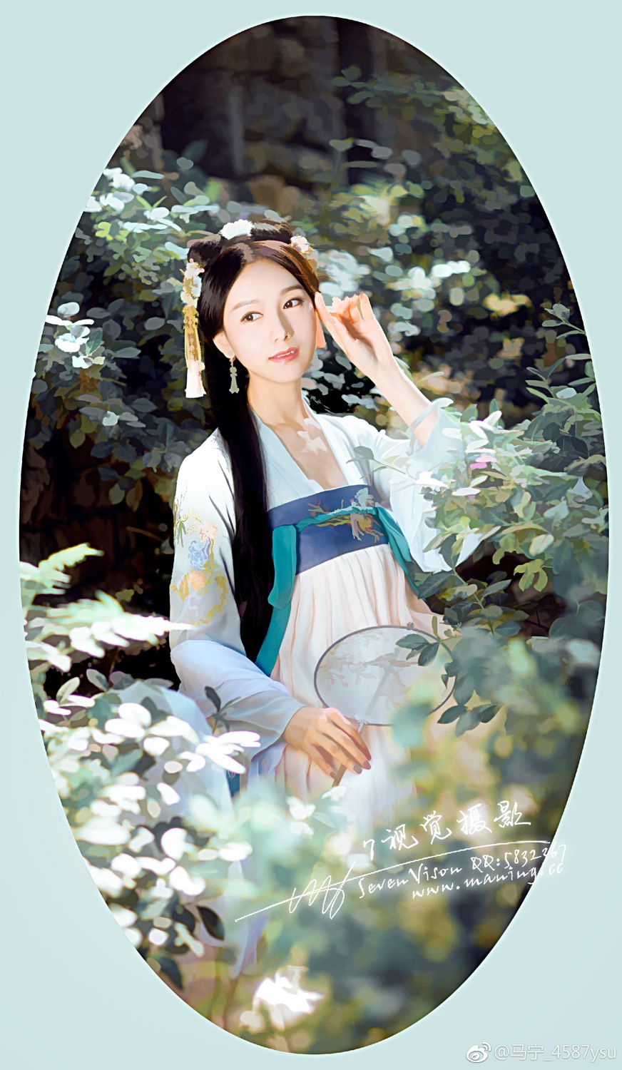 古典美人Audrey如 风姿卓越十里桃花