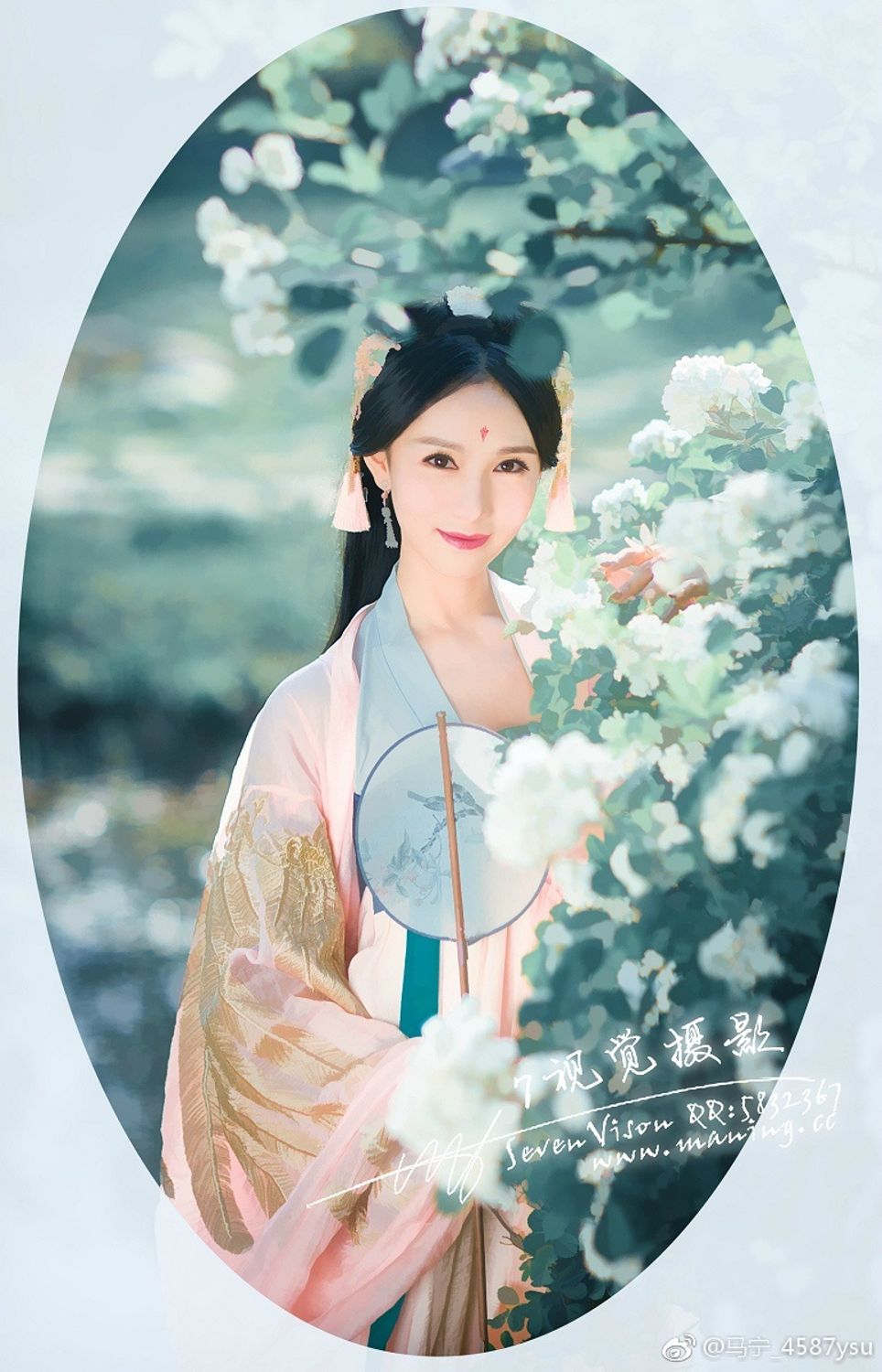 古典美人Audrey如 风姿卓越十里桃花
