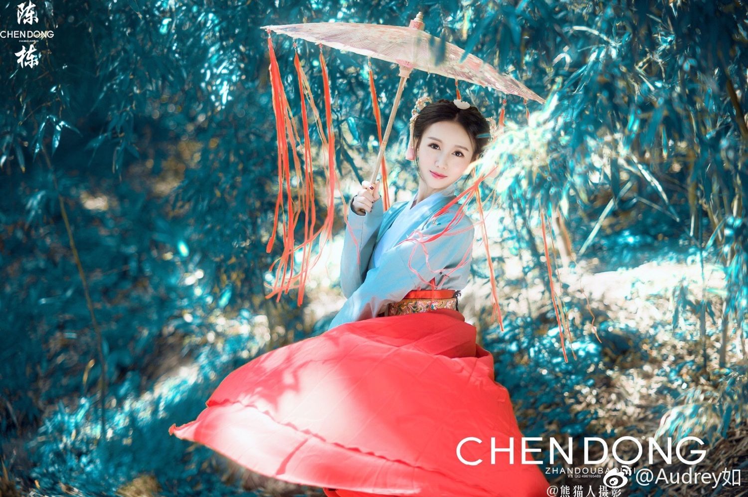 古典美人Audrey如 风姿卓越十里桃花