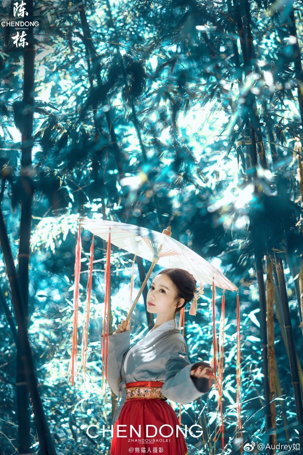 古典美人Audrey如 风姿卓越十里桃花
