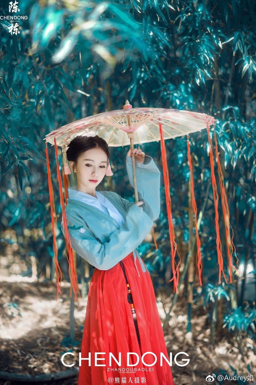 古典美人Audrey如 风姿卓越十里桃花
