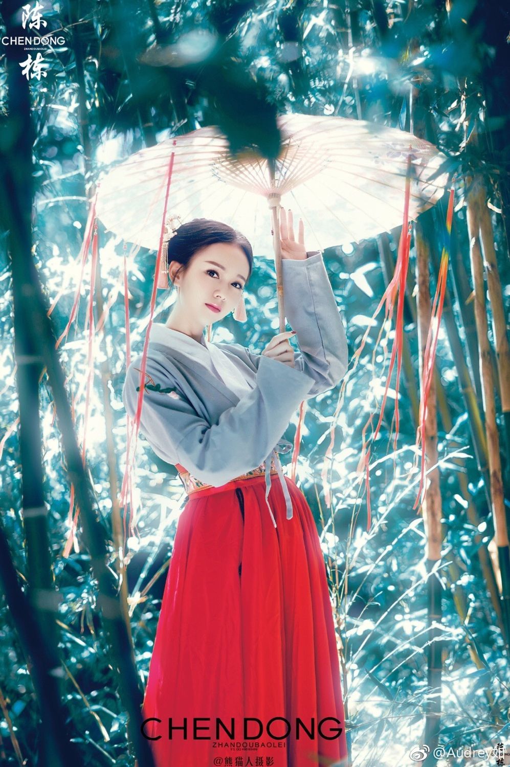古典美人Audrey如 风姿卓越十里桃花