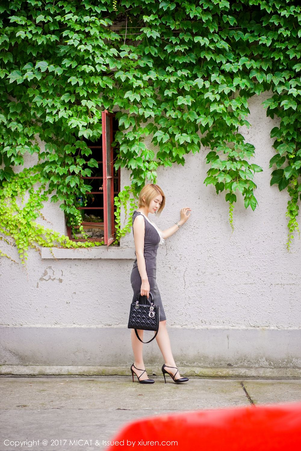 凯竹BuiBui古城街拍 温婉如玉气质绰约