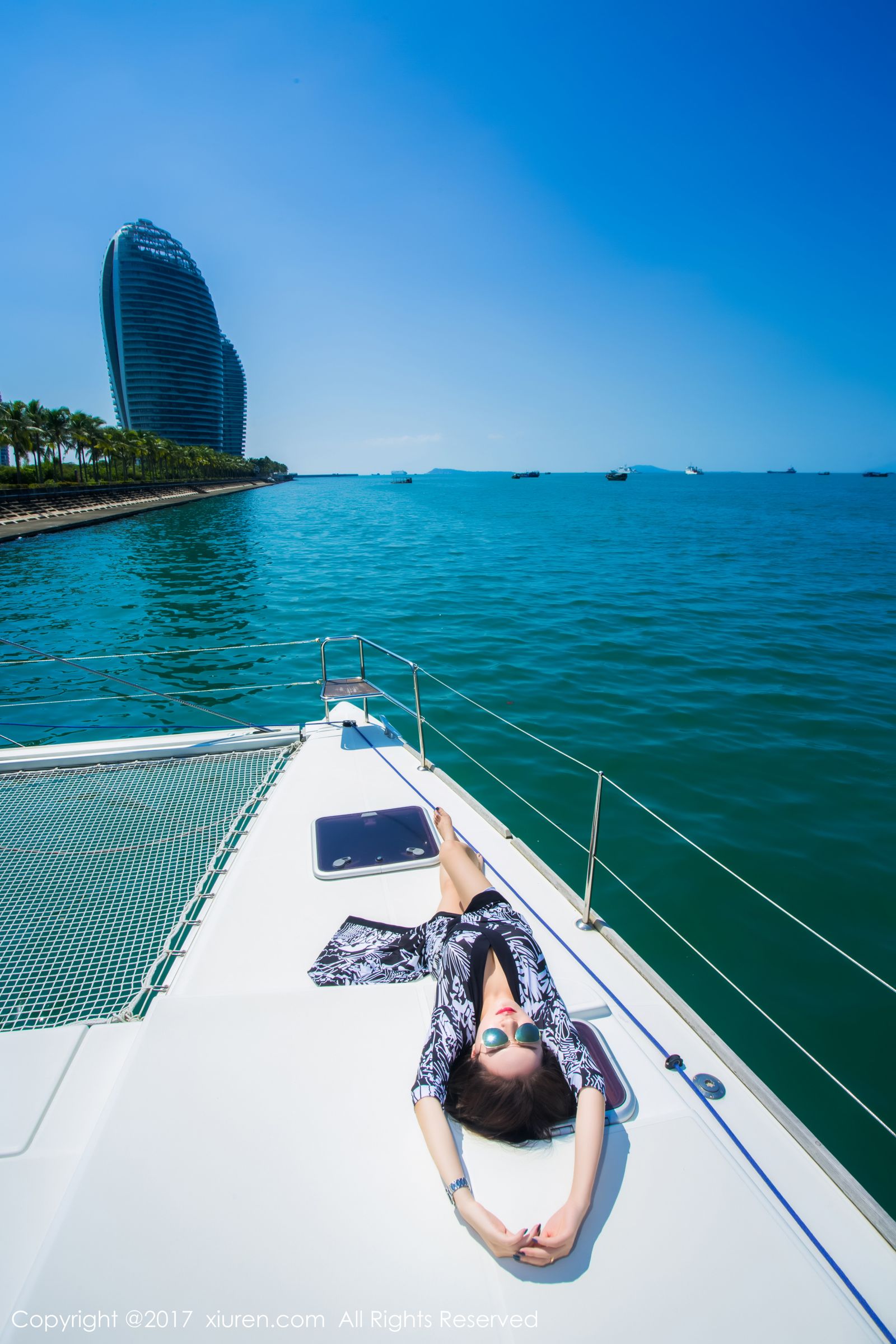 女神廿十三亚旅拍 海景邮轮美人相伴