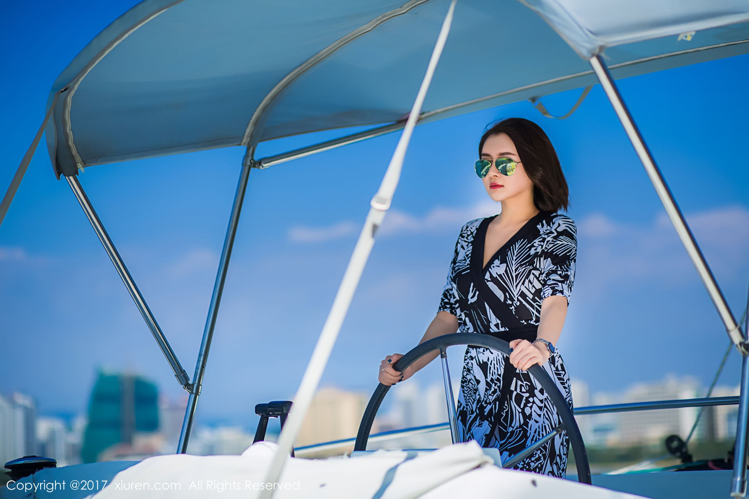 女神廿十三亚旅拍 海景邮轮美人相伴