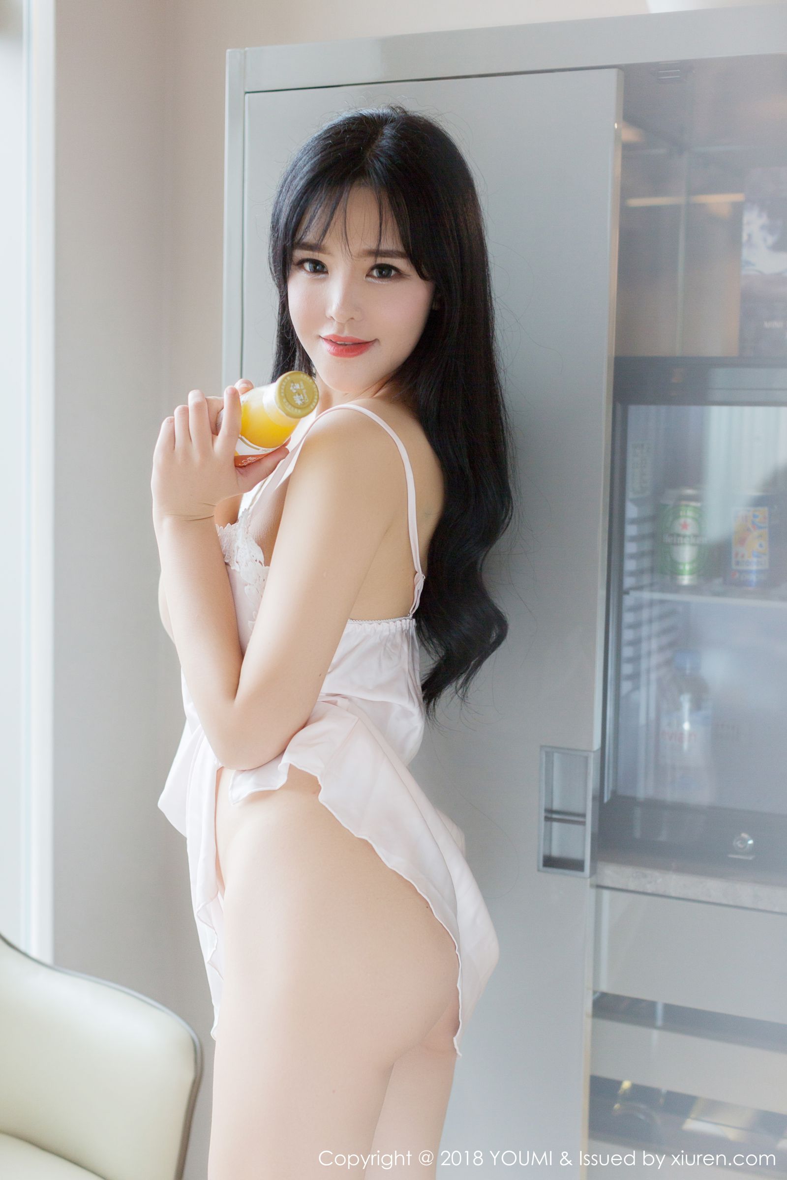 睡衣女神刘钰儿 半透蕾丝内衣下