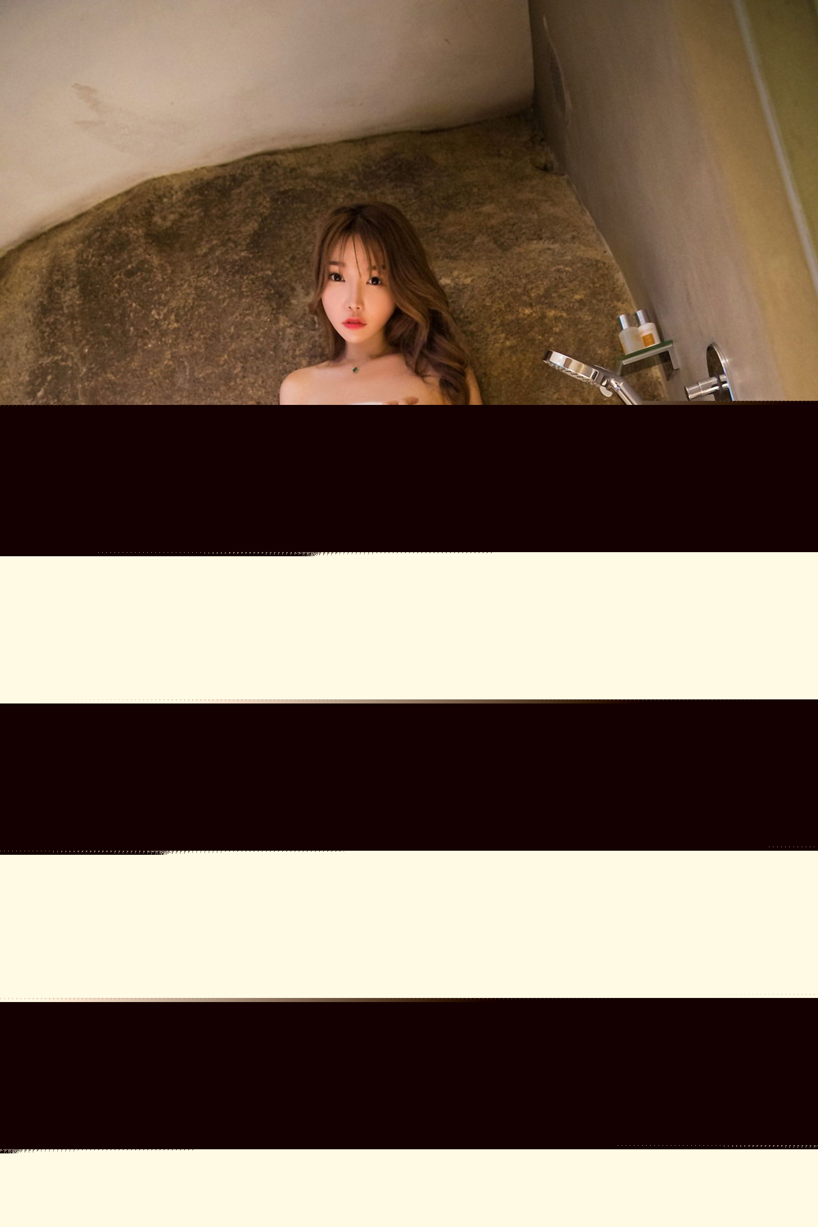 性感女神芝芝Booty 浴巾裹身内衣曼妙